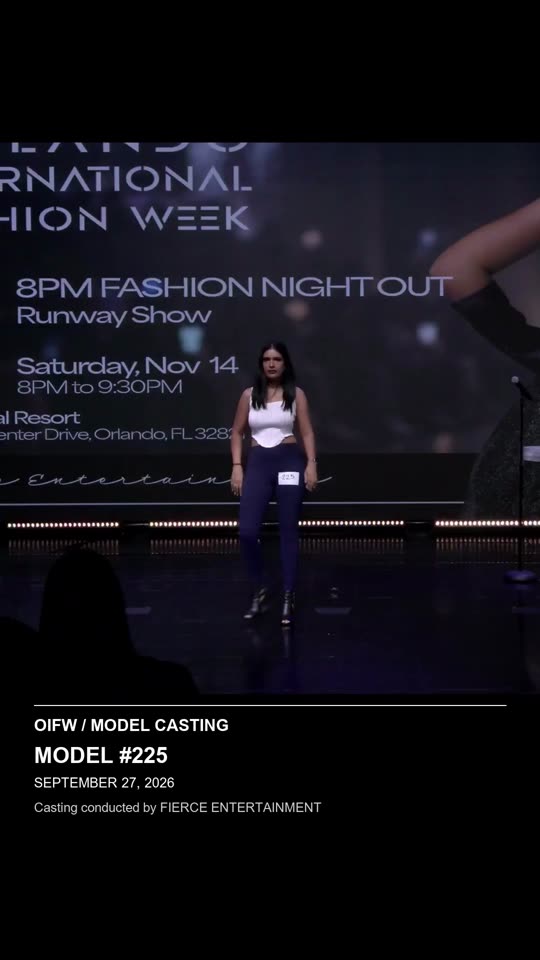 Deepthi | Model #225 - OIFW casting September 27, 2026