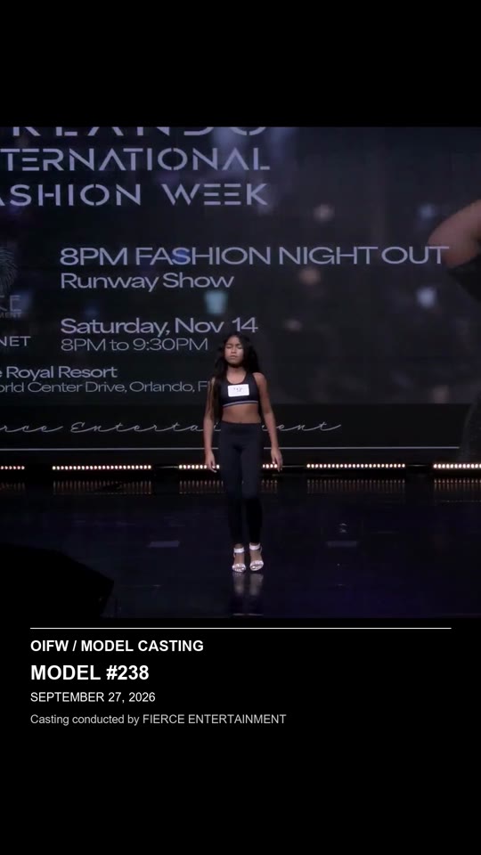 Model #238 - OIFW casting September 27, 2026