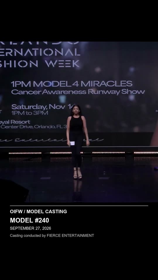 Gayatri | Model #240 - OIFW casting September 27, 2026