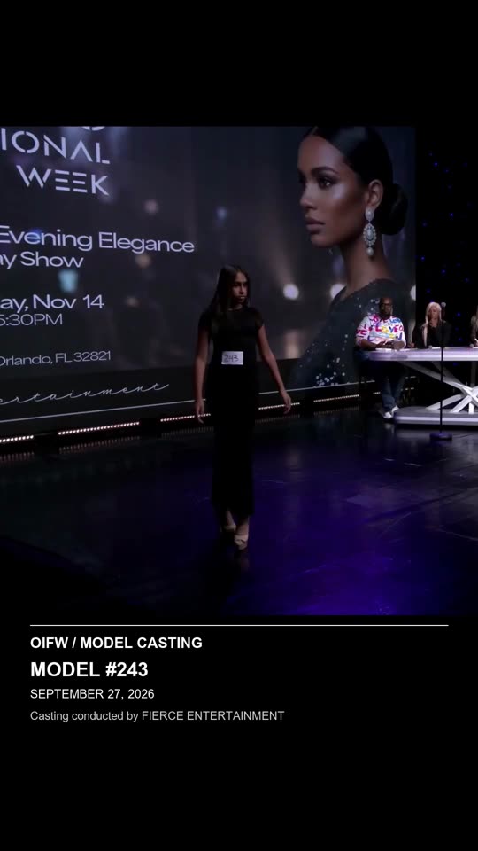 Model #243 - OIFW casting September 27, 2026
