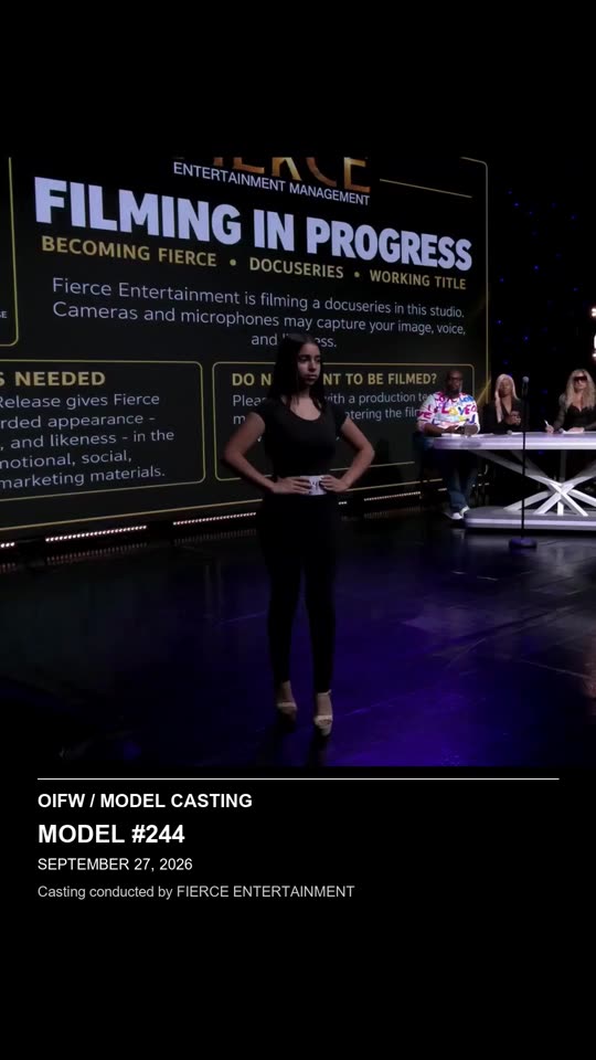 Model #244 - OIFW casting September 27, 2026