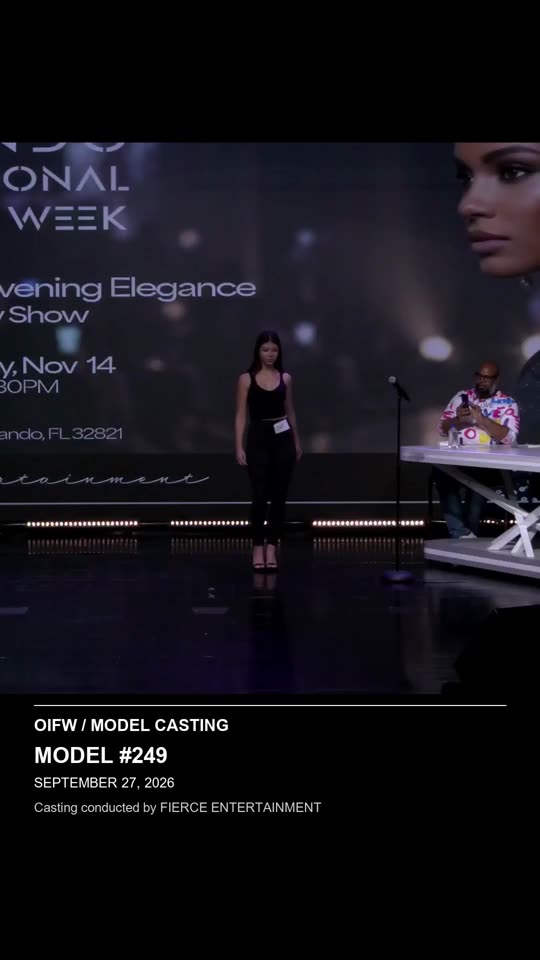 Model #249 - OIFW casting September 27, 2026