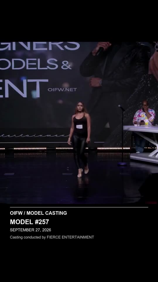 Model #257 - OIFW casting September 27, 2026