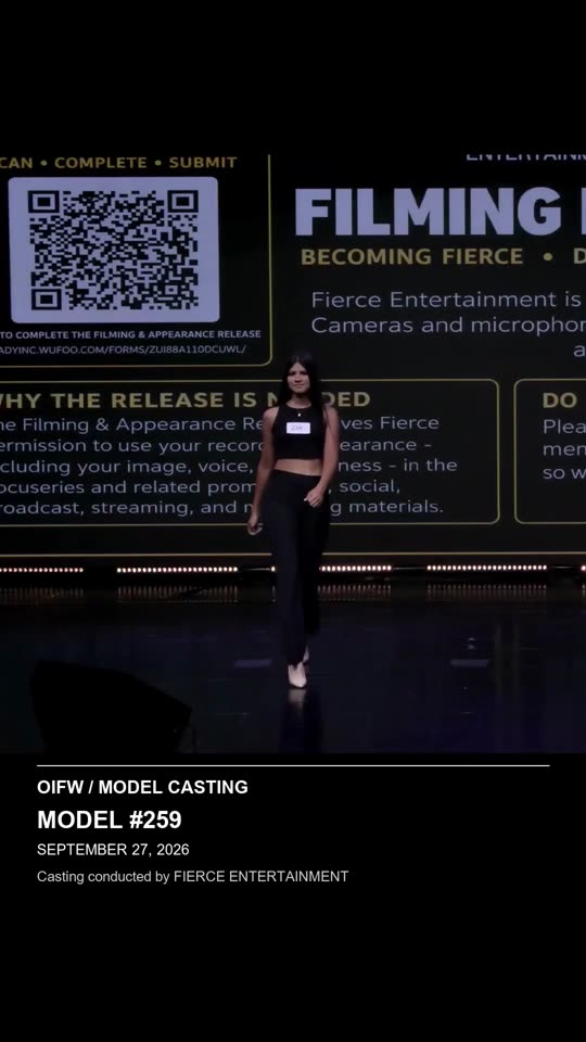 Sabrina | Model #259 - OIFW casting September 27, 2026