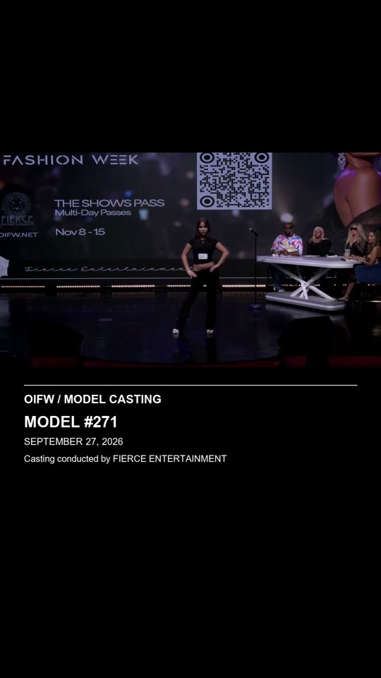 Model #271 - OIFW casting September 27, 2026