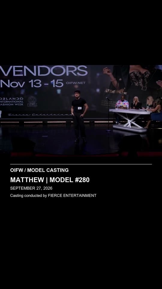 Matthew | Model #280 - OIFW casting September 27, 2026