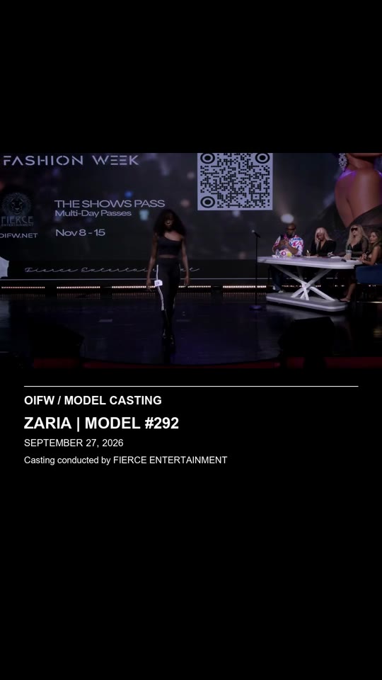 Zaria | Model #292 - OIFW casting September 27, 2026