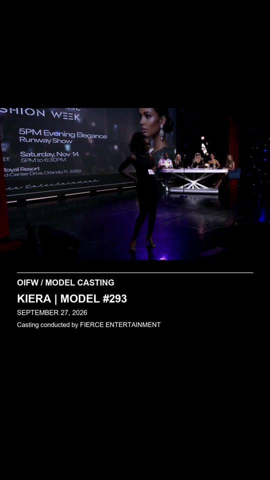 Kiera | Model #293 - OIFW casting September 27, 2026