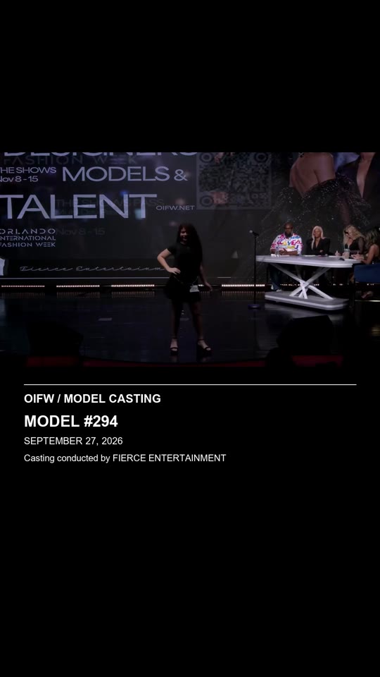Model #294 - OIFW casting September 27, 2026