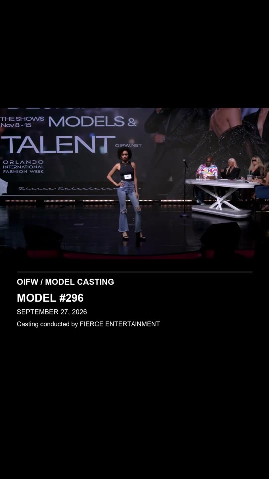 Model #296 - OIFW casting September 27, 2026