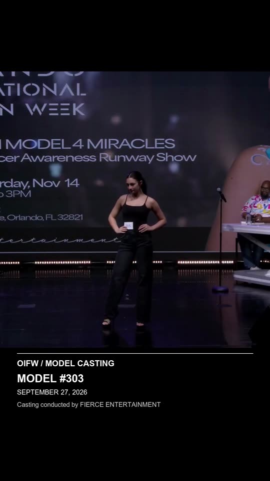 Model #303 - OIFW casting September 27, 2026