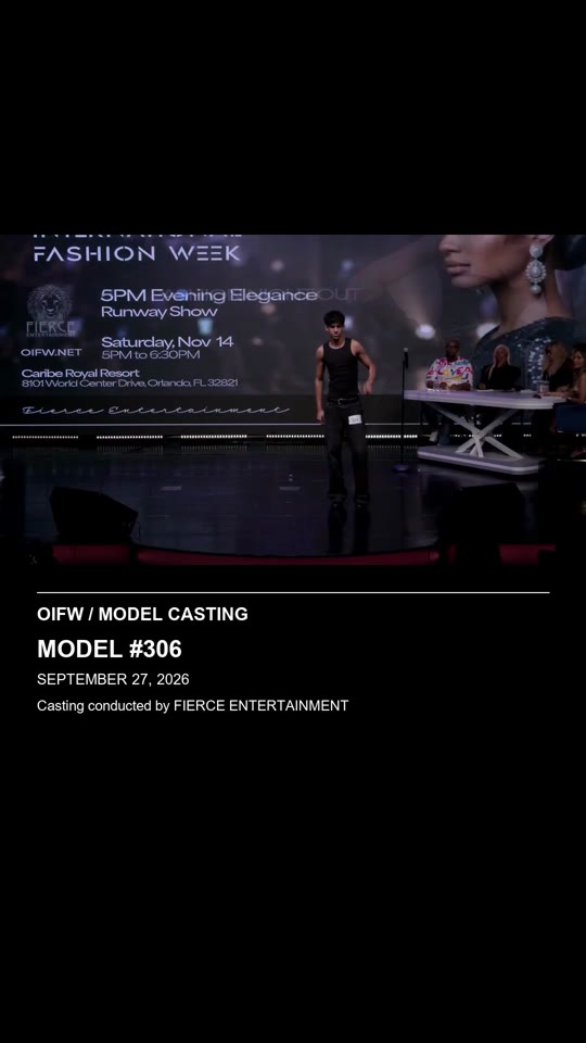 Model #306 - OIFW casting September 27, 2026