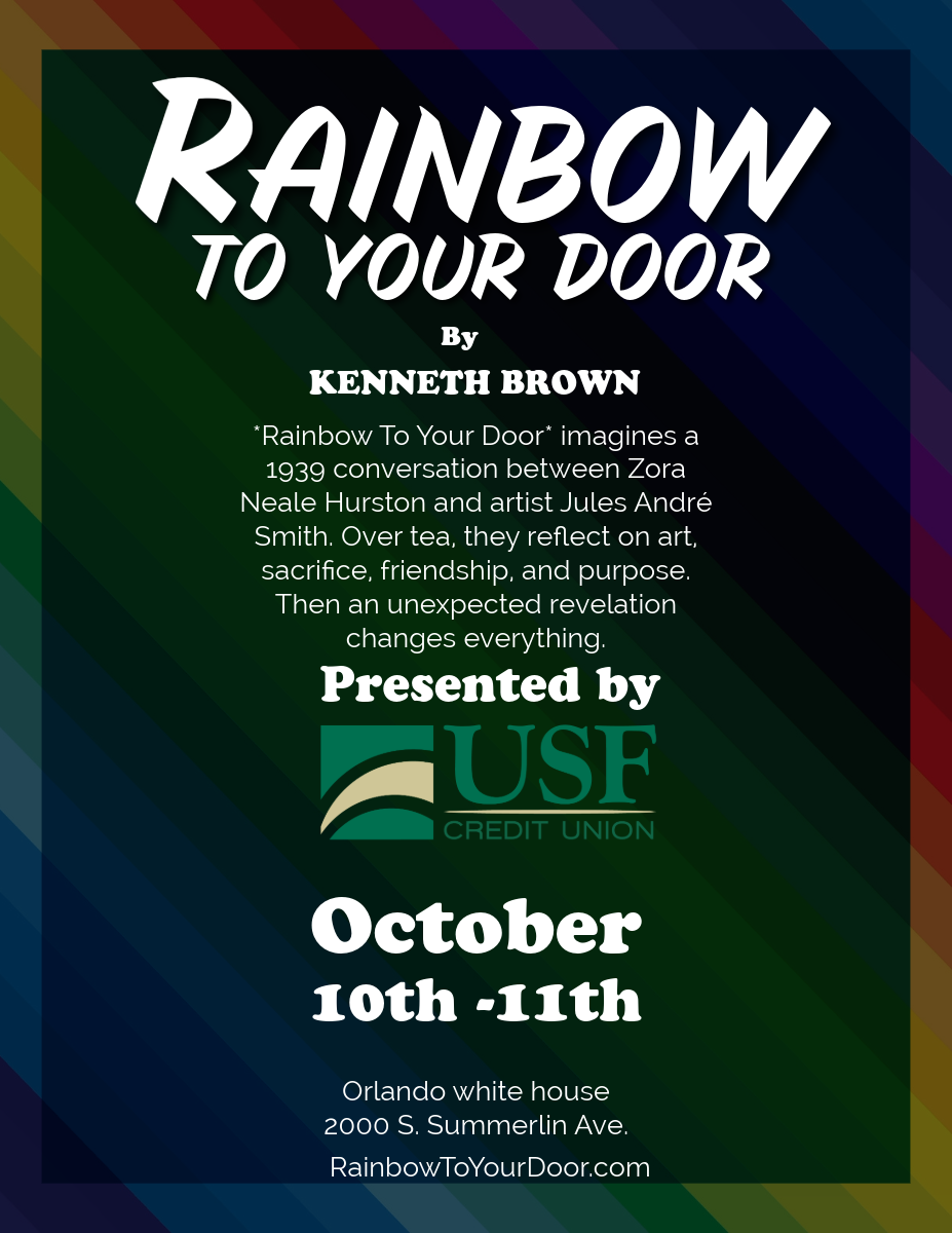 Rainbow To Your Door play promotional artwork