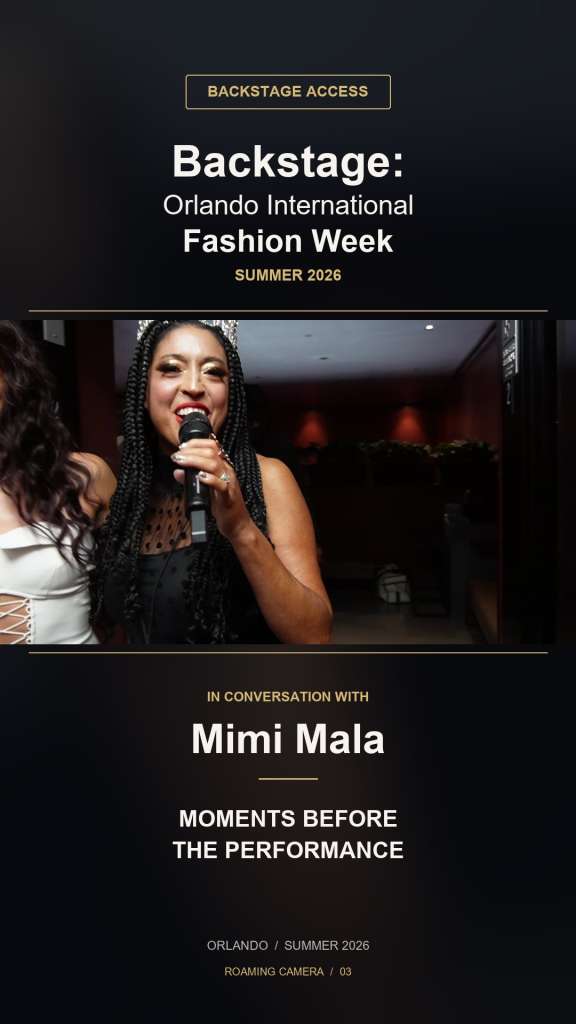 Nova before performing — Backstage Access with Mimi Mala