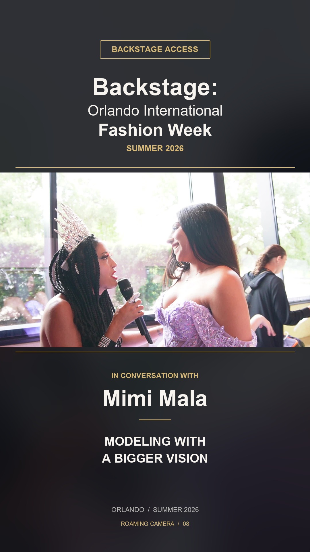A model with a vision — Backstage Access with Mimi Mala