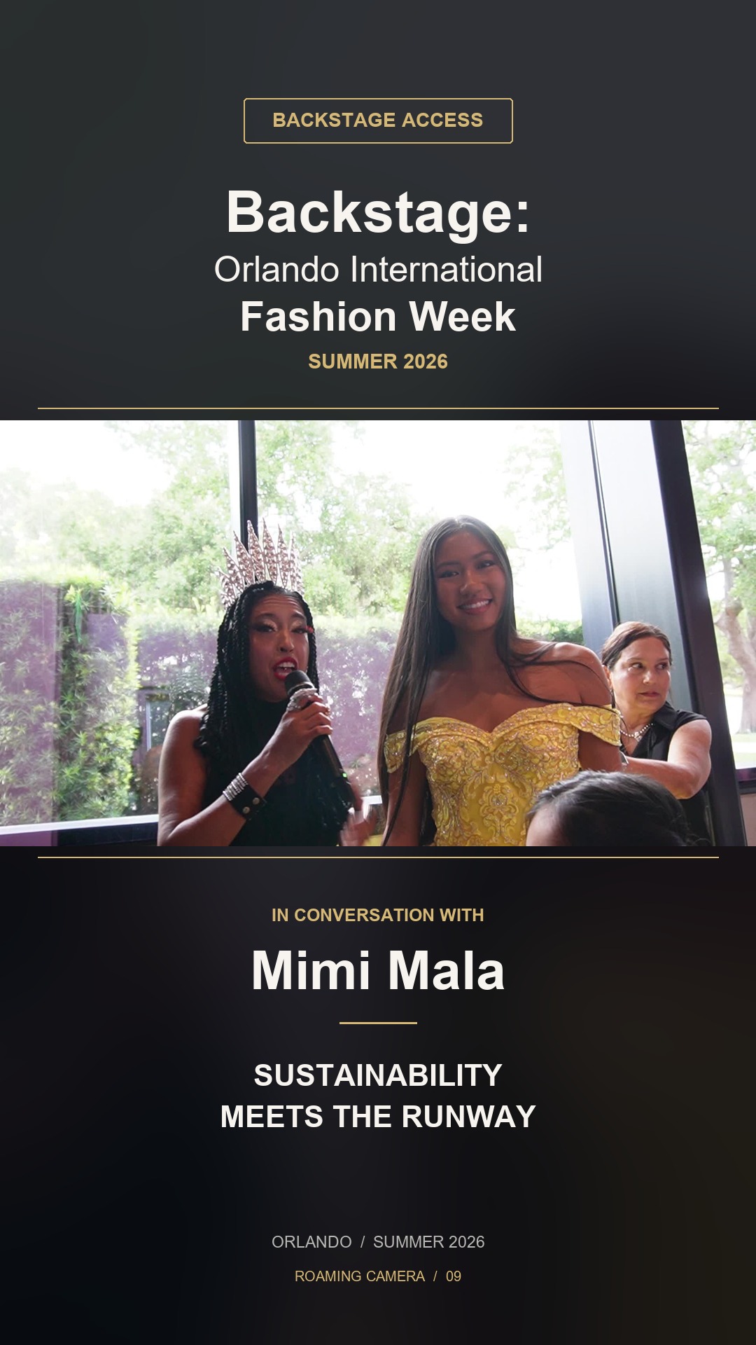 Designing sustainable style — Backstage Access with Mimi Mala