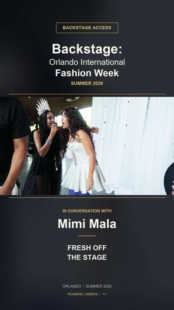 Nova after performing — Backstage Access with Mimi Mala
