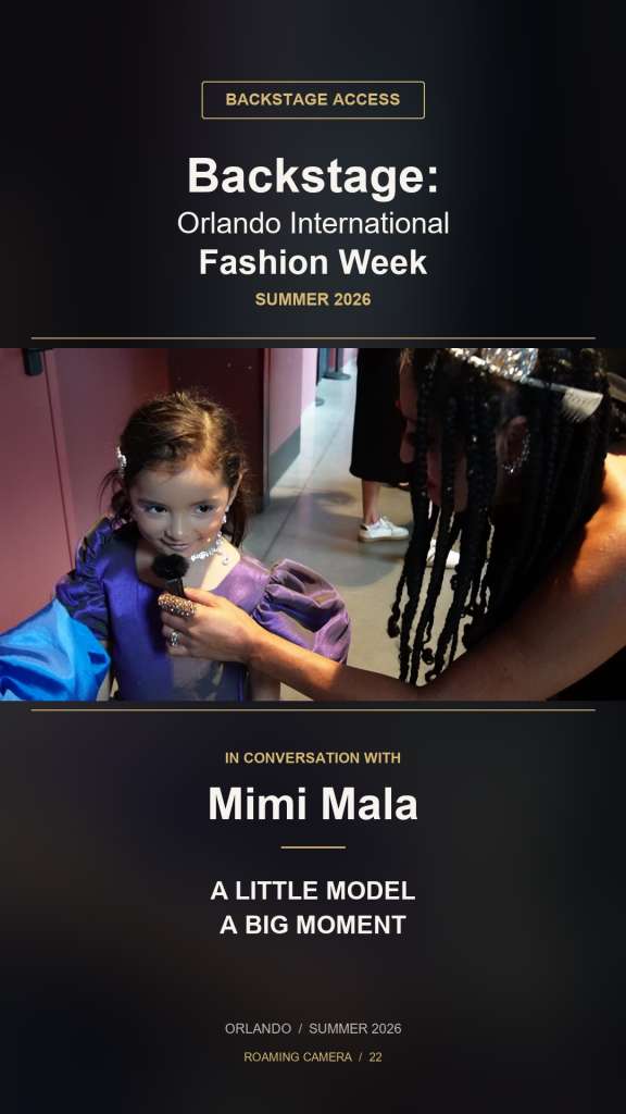 A little model's big moment — Backstage Access with Mimi Mala