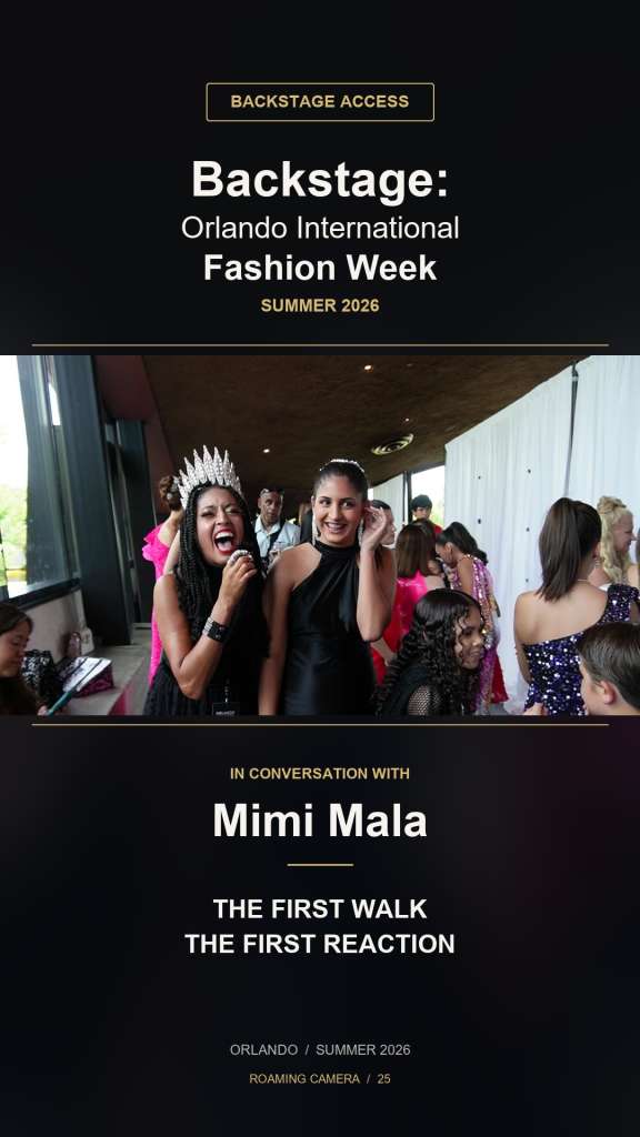 A first runway reaction — Backstage Access with Mimi Mala