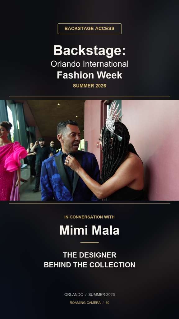 Meet the designer — Backstage Access with Mimi Mala