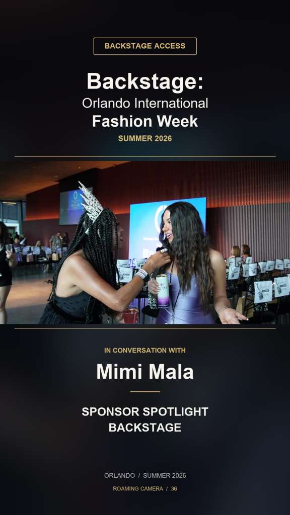 A backstage sponsor spotlight — Backstage Access with Mimi Mala