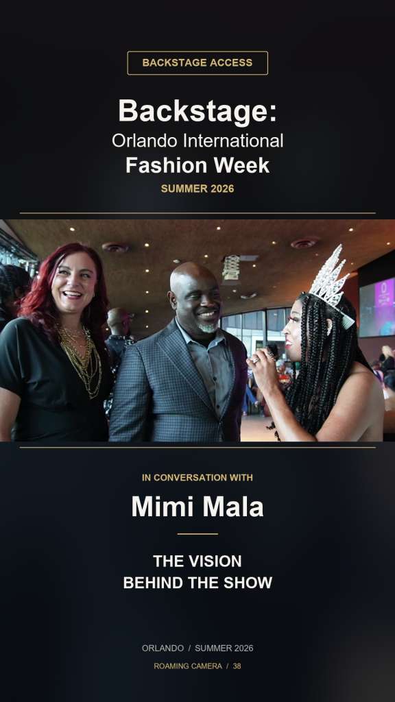 The event organizer's preview — Backstage Access with Mimi Mala
