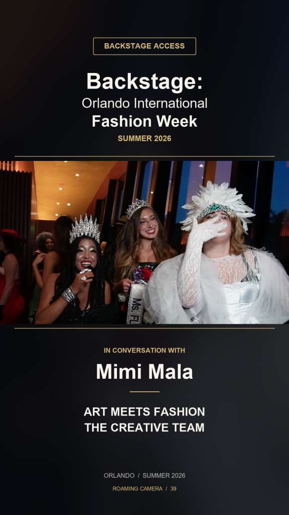 Art meets fashion — Backstage Access with Mimi Mala