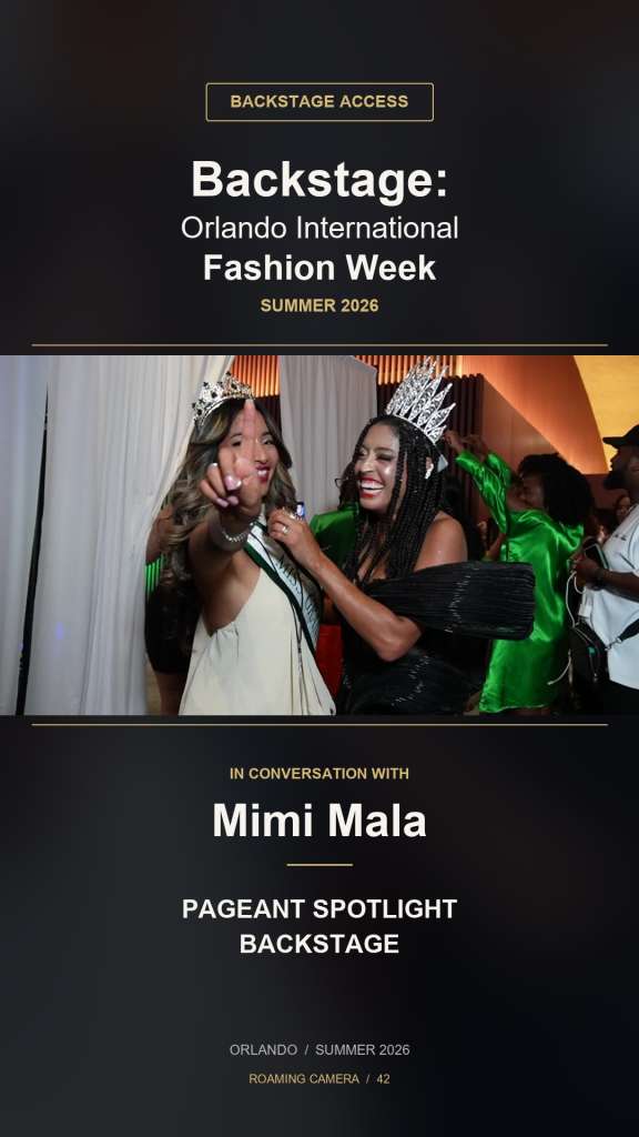 A pageant backstage catch-up — Backstage Access with Mimi Mala